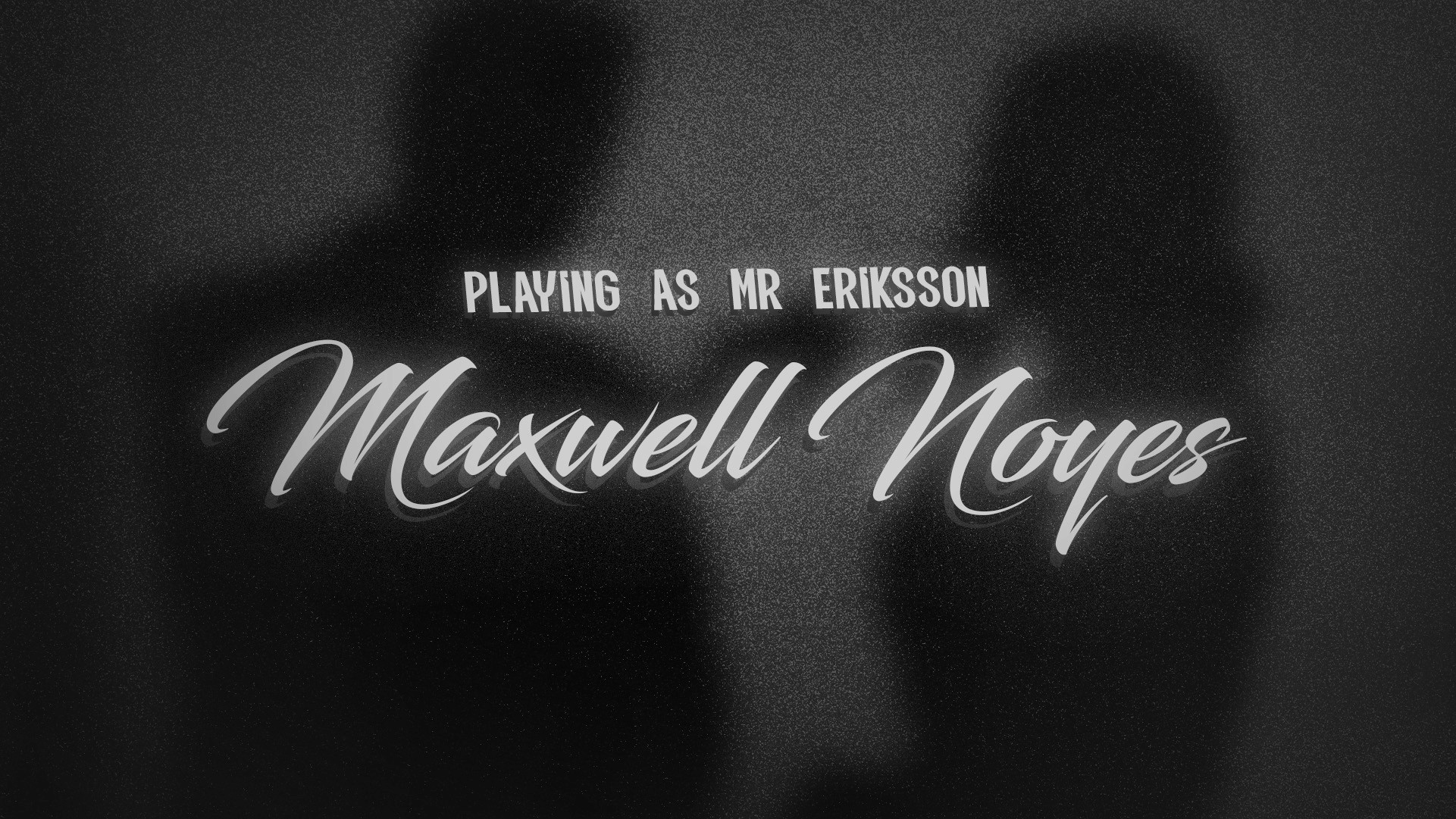 Script lettering and silhouetted figures in a black-and-white credit frame.
